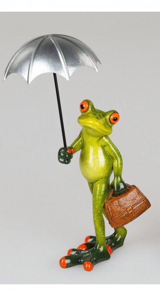 Formano Lustige Froschlady mit silber Schirm
