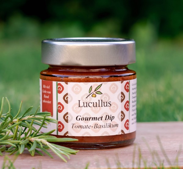 Lucullus - Tomate-Basilikum Gourmet-Dip, 115ml