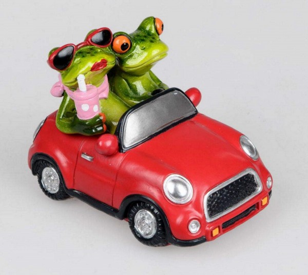 Formano Froschpaar im roten Auto