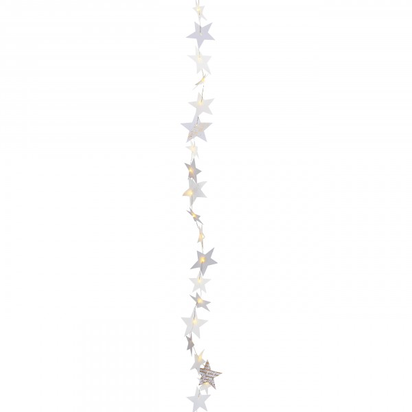 Weihnachtszauber - Sternenlichter Kette LED, gold