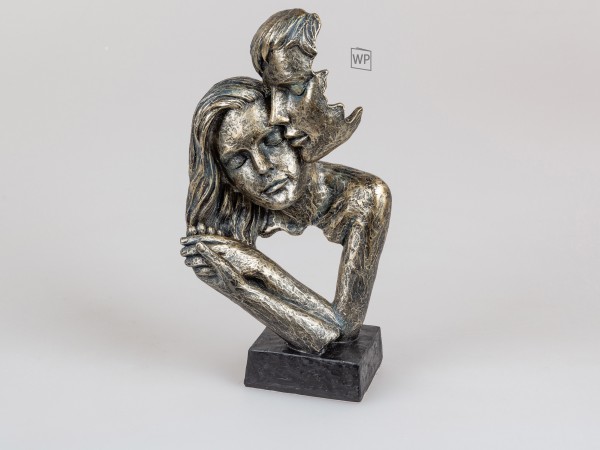 761873 -Formano - Skulptur Büste Paar auf Sockel - Bronze, 32cm