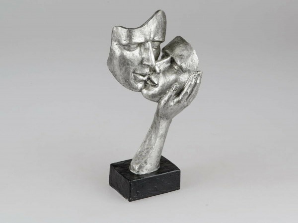 Formano Dekofigur Skulptur - Büste Liebespaar Masken (30 cm)